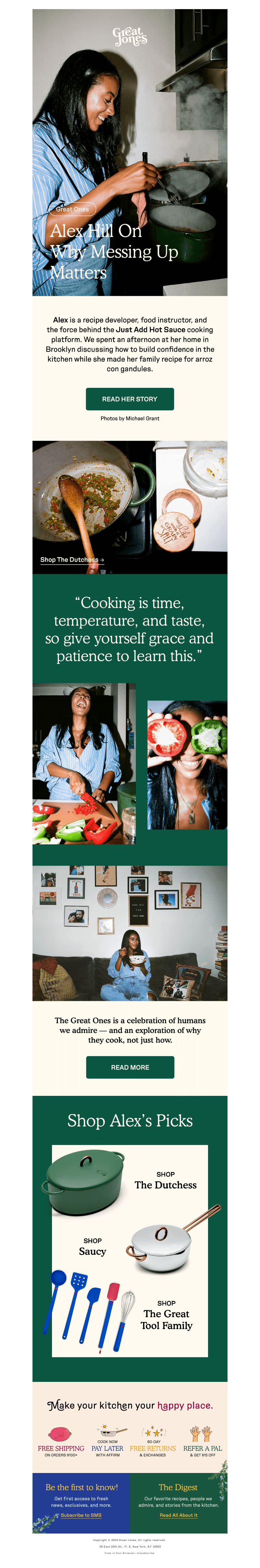 Cooking with confidence