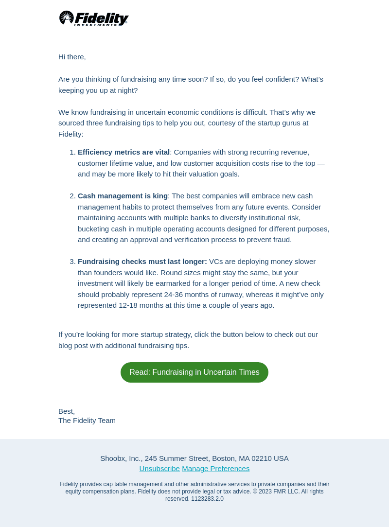 Fundraising tips from our team