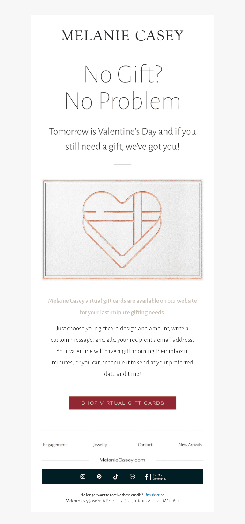 No gift for Valentine's Day??