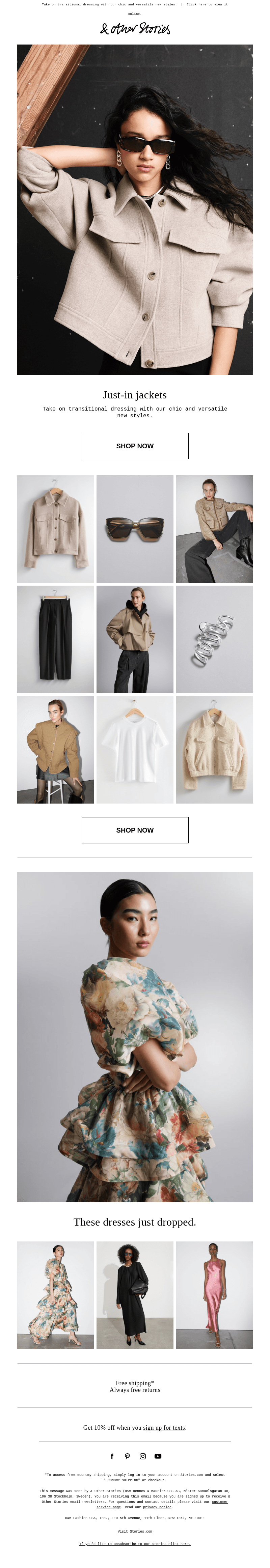 Just-in jackets