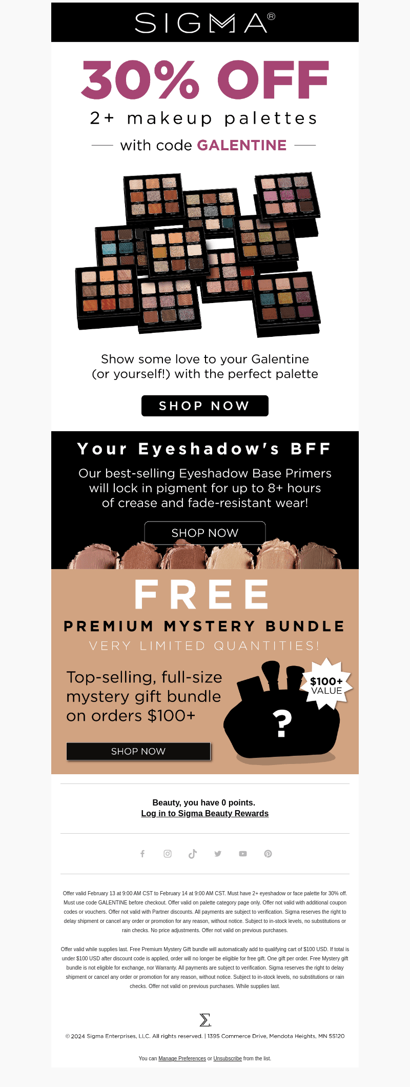 Final Hours: 30% OFF Palettes!