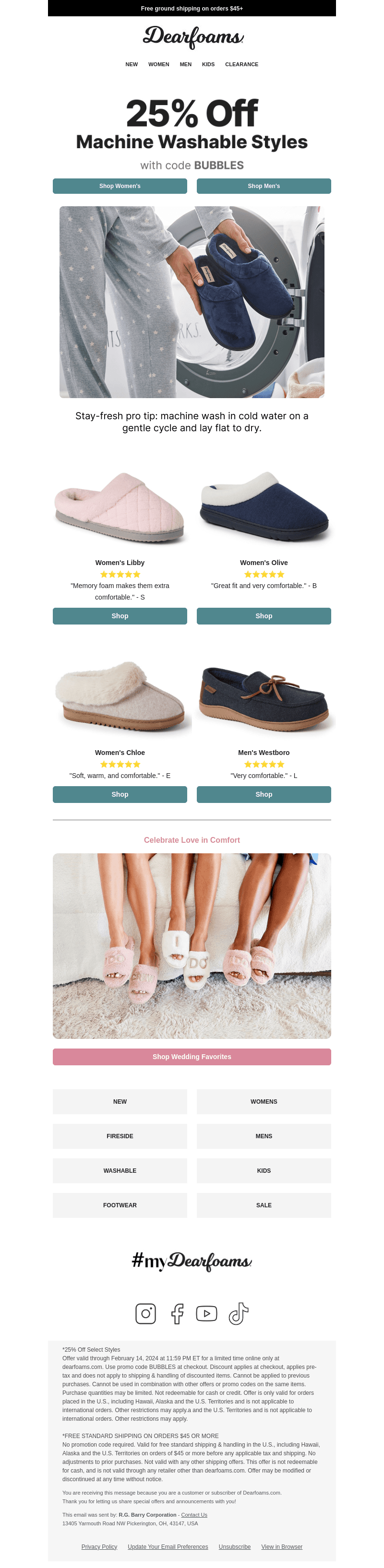 Easy-to-Clean ﻿🧼️ 25% off Machine Washable Styles