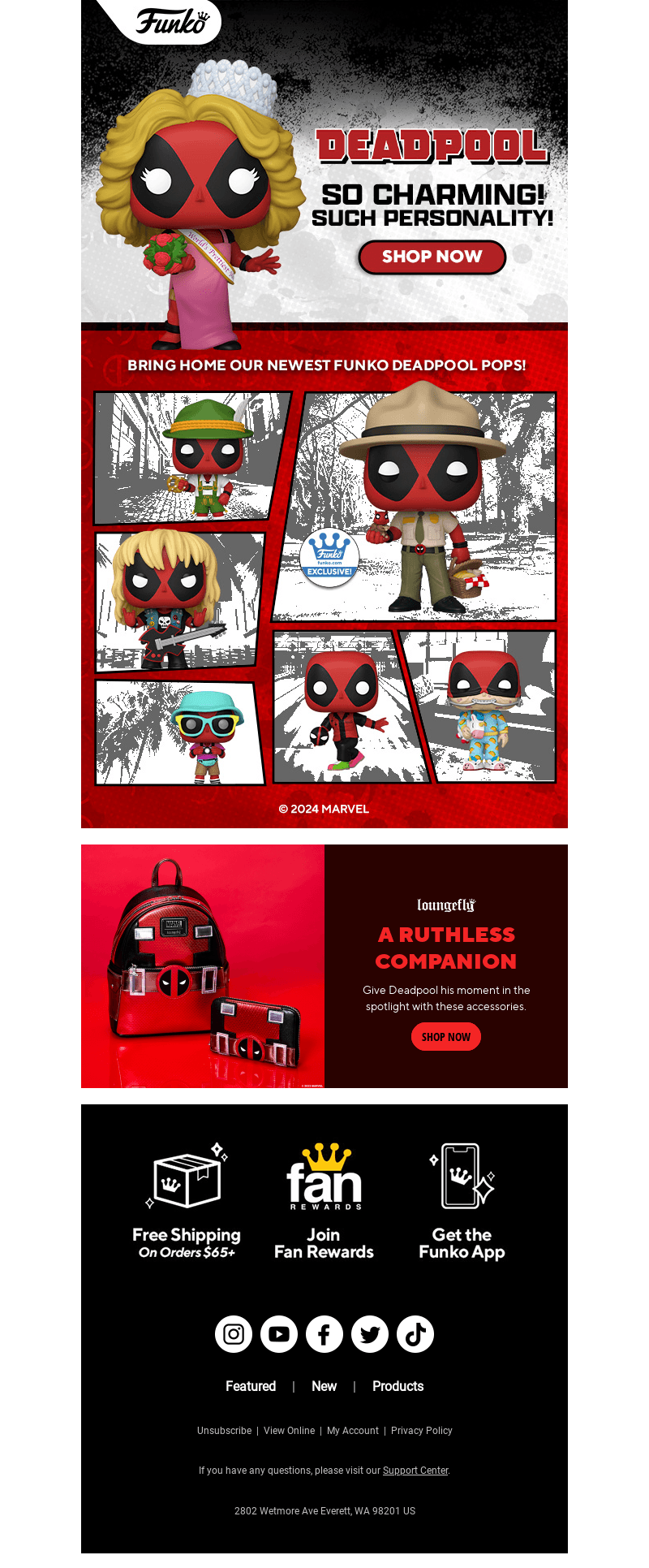 Our Newest Pop! Deadpool Line is Ready