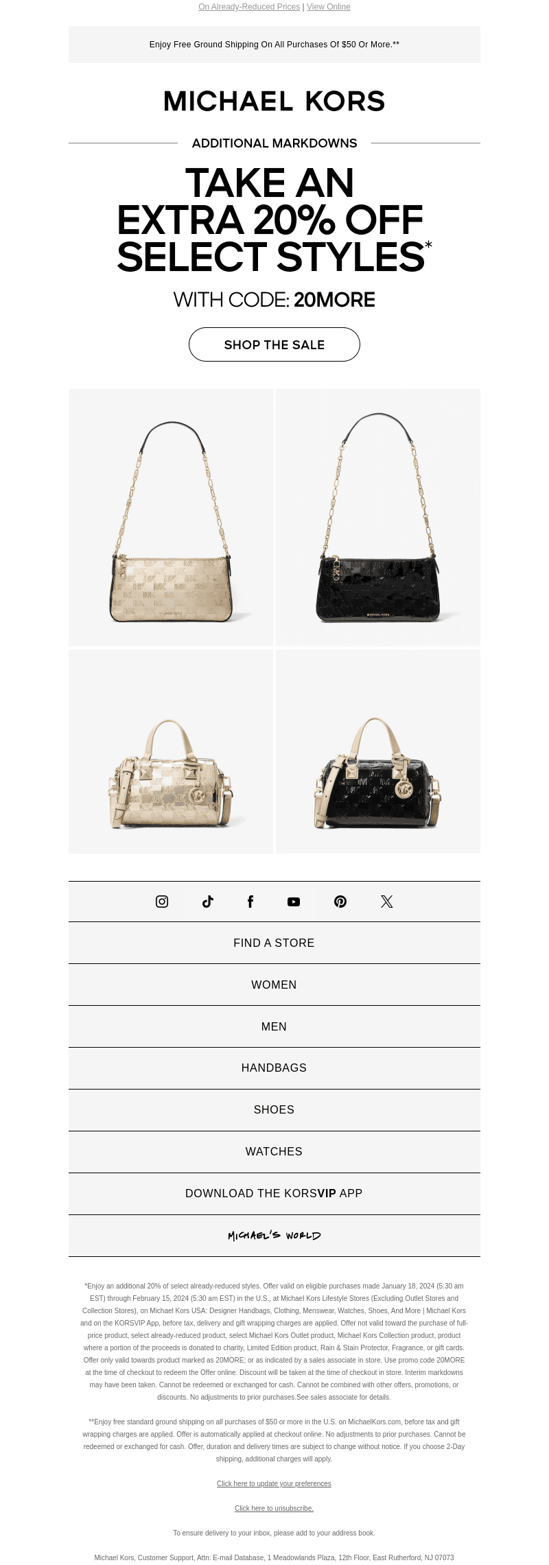 New Styles Added: Save An Extra 20%
