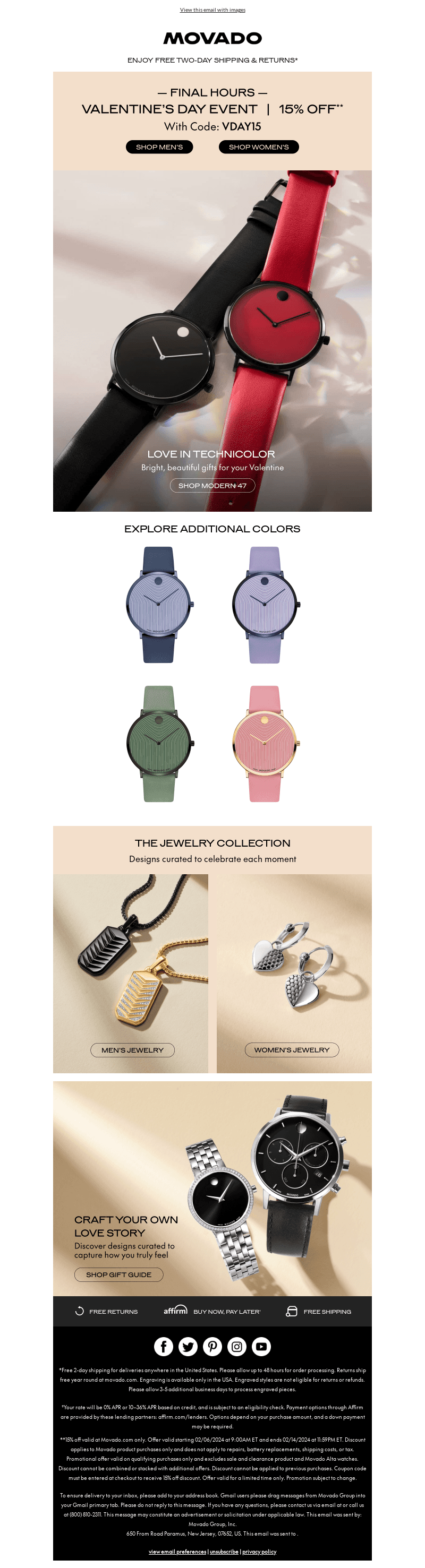 Last Chance! 15% off ends TONIGHT