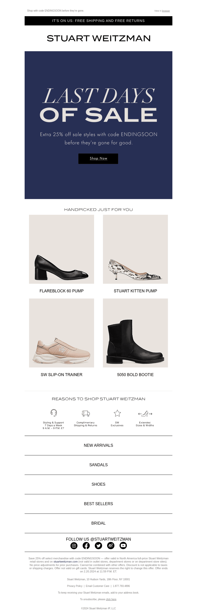 Extra 25% Off Sale Styles Starts Now
