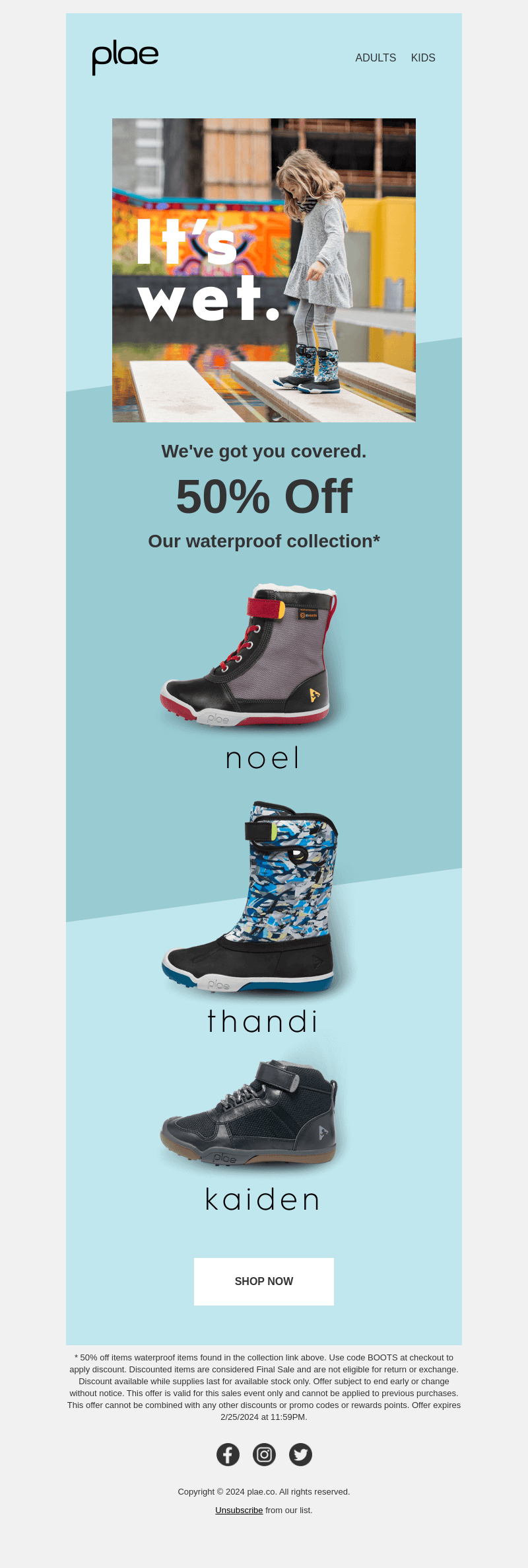 BOOT SALE - 50% OFF