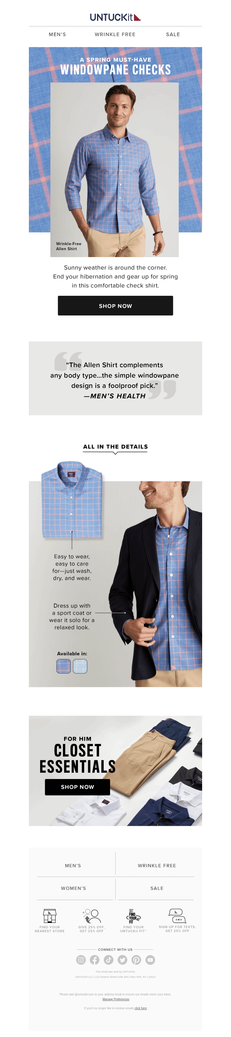 CHECK Out This Spring-Ready Shirt