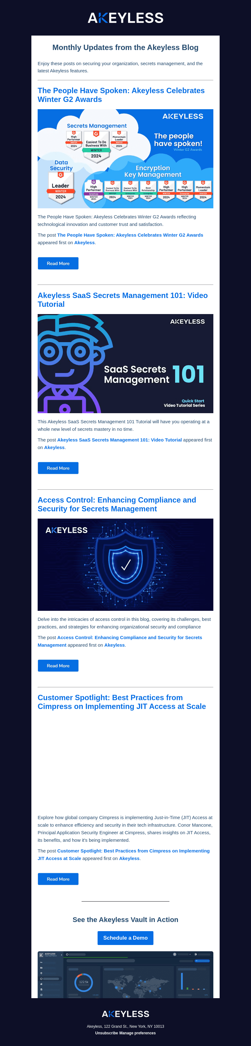 Read the latest from Akeyless