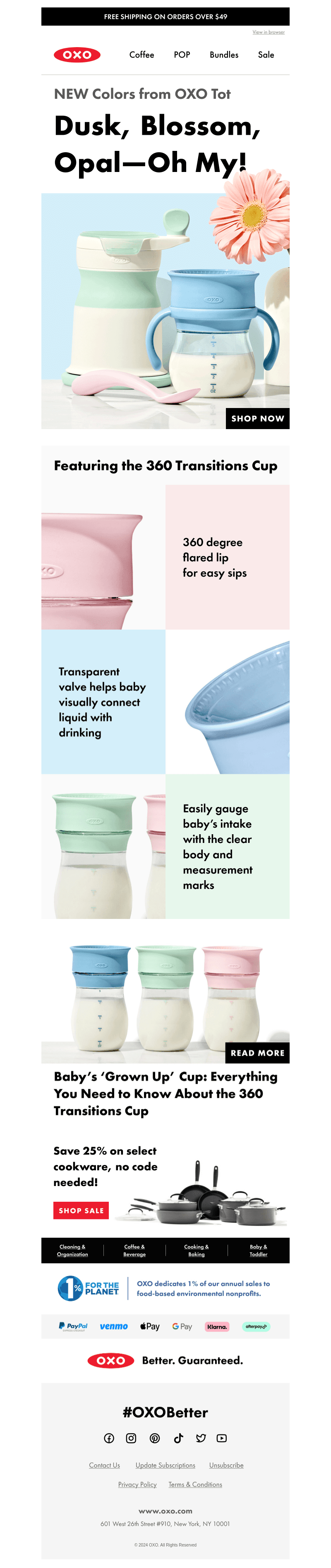 Tot new colors for Spring