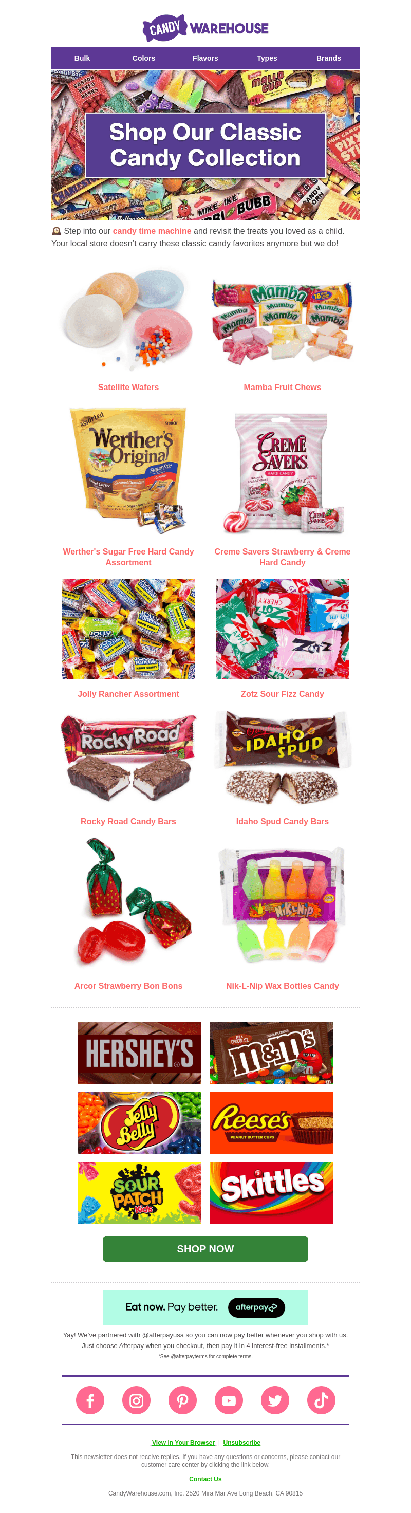 🕰️ Enter Our Candy Time Machine!