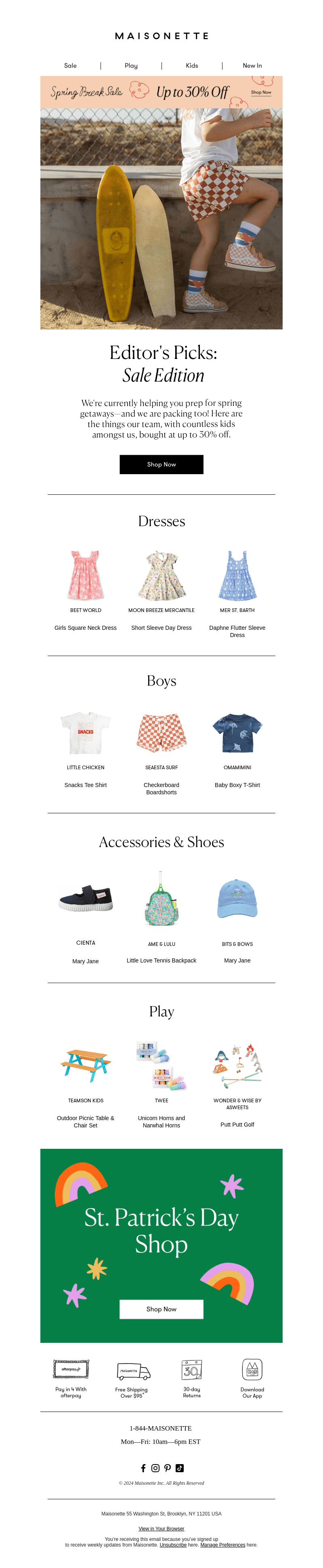 Spring Break Sale: Editor's Picks