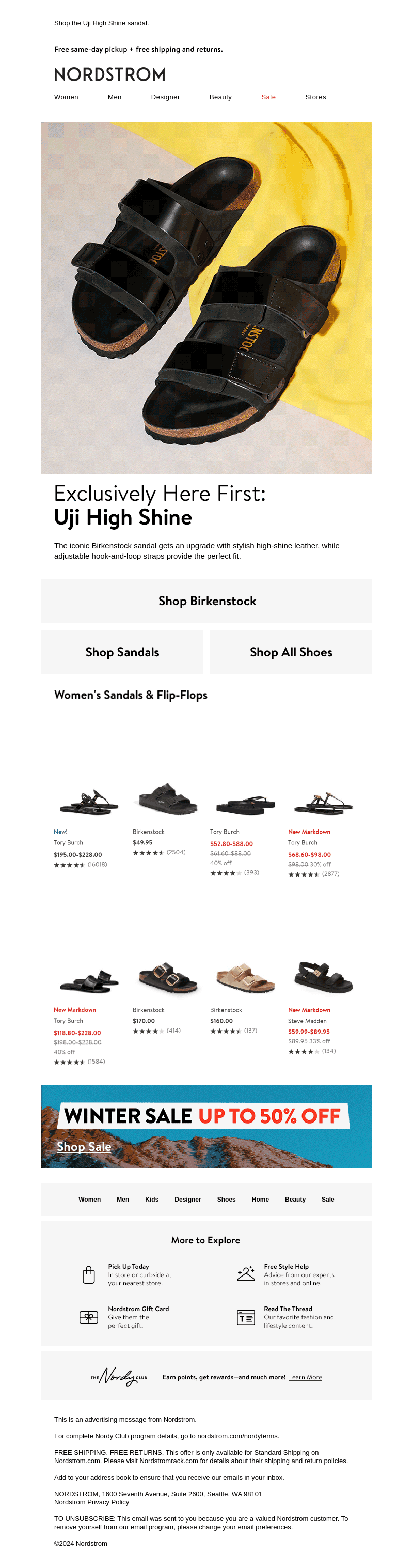 Birkenstock: new & here first