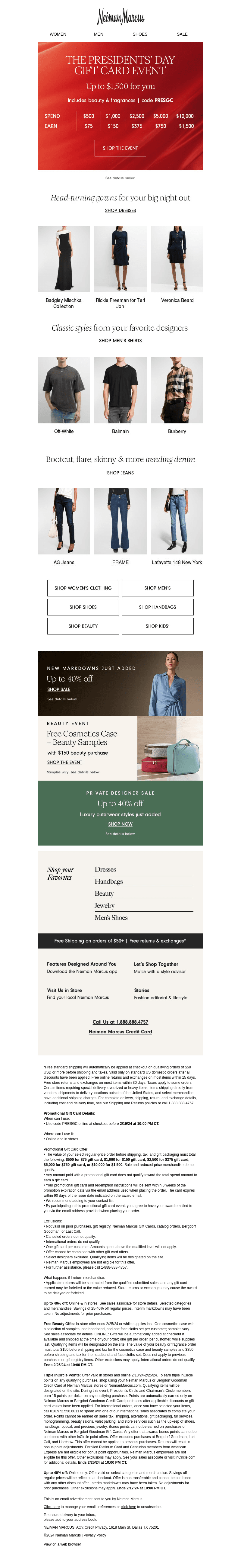 Get up to a $1,500 gift card