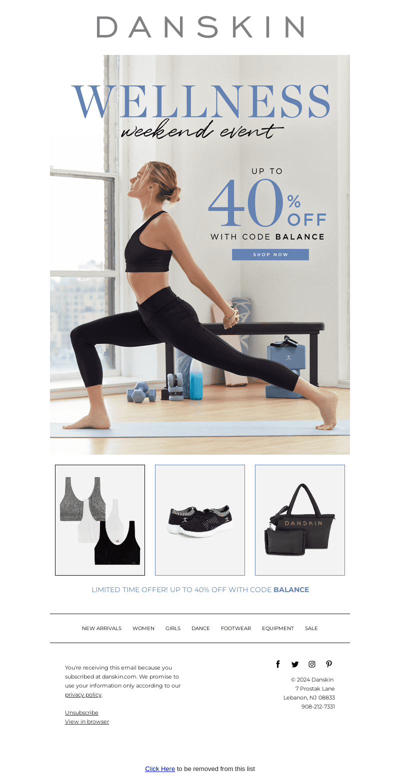 Up to 40% Off 🎉 Wellness Weekend Event