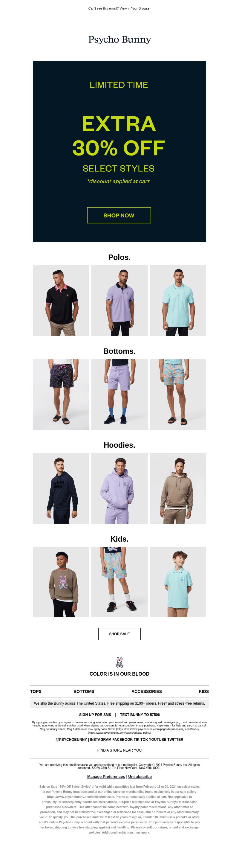 EXTRA 30% off top styles are going fast!