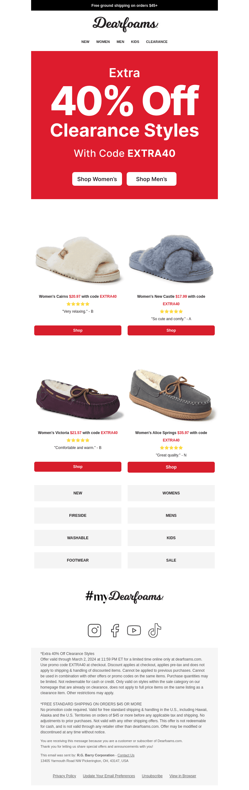 Price Drop Alert 🔔 Extra 40% off Clearance