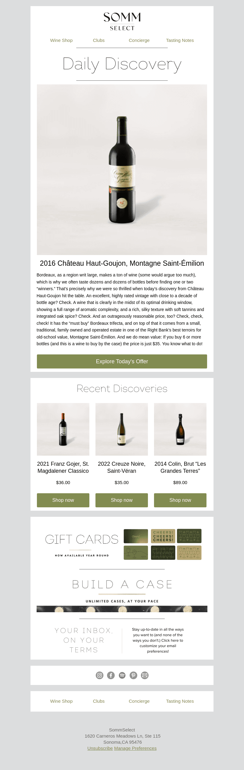 Crazy Value Alert: Back-Vintage Saint-Émilion