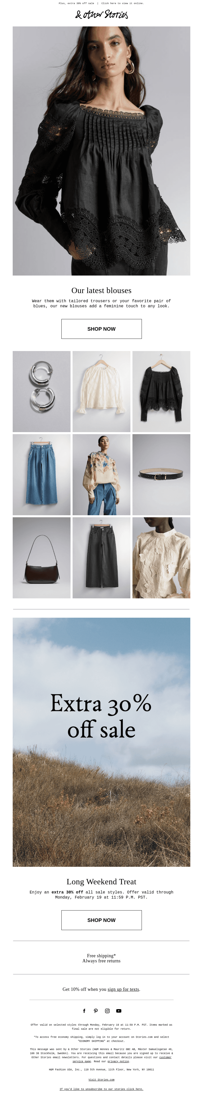 Our latest blouses