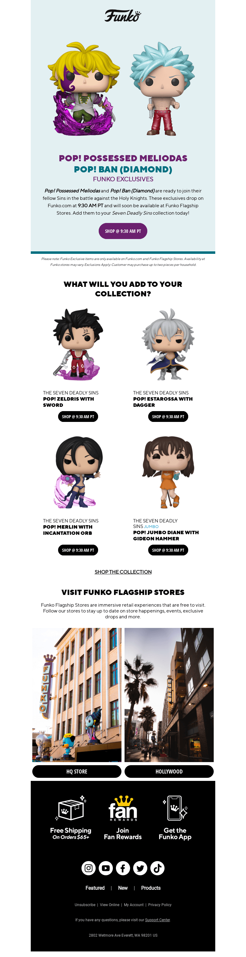 New Exclusives: Seven Deadly Sins