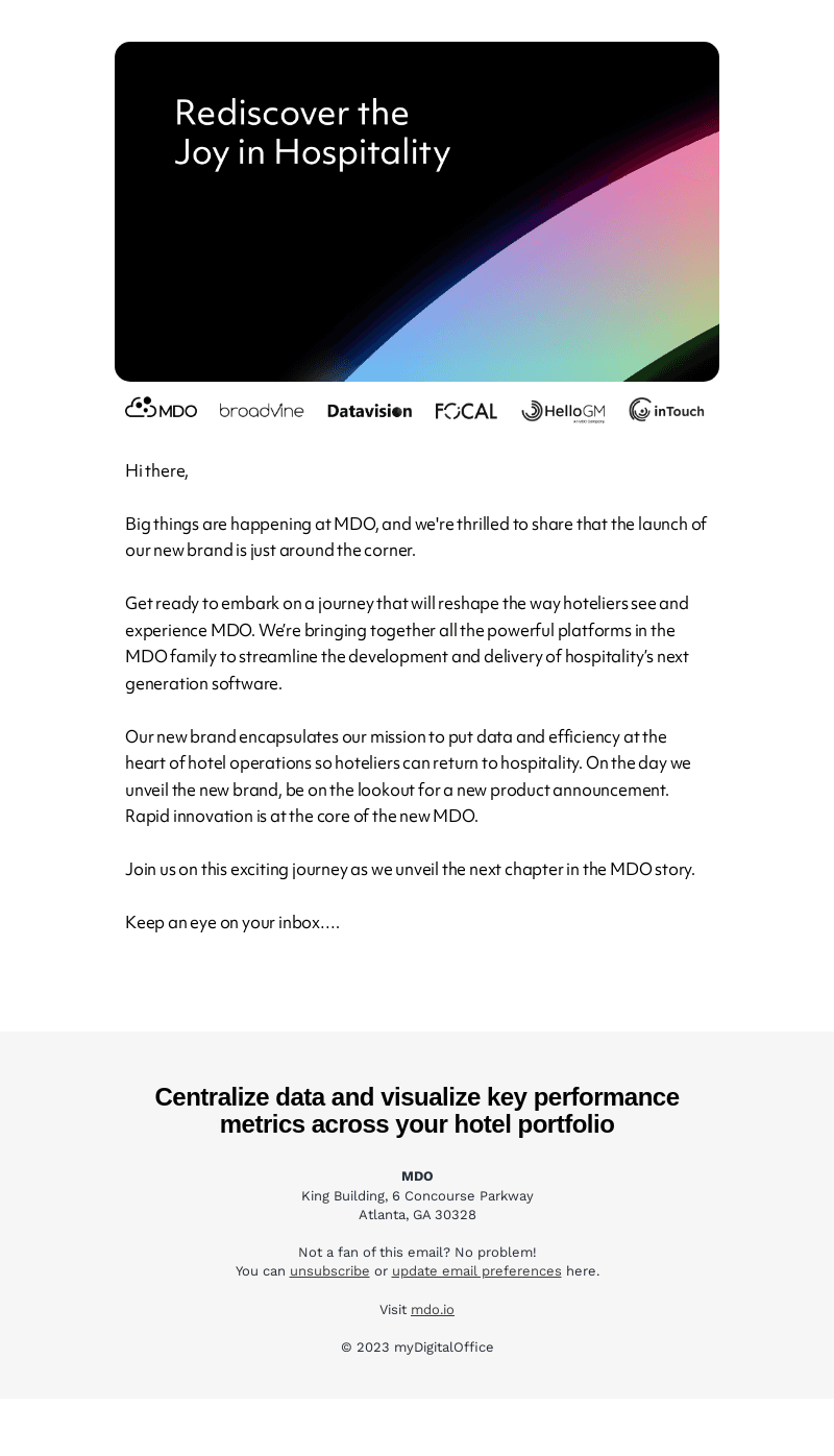 myDigitalOffice email from Tue, Feb 20, 2024