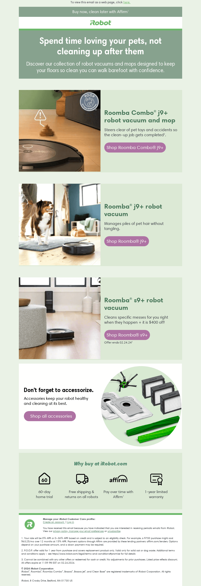 Have a pet? We can help with cleanup.
