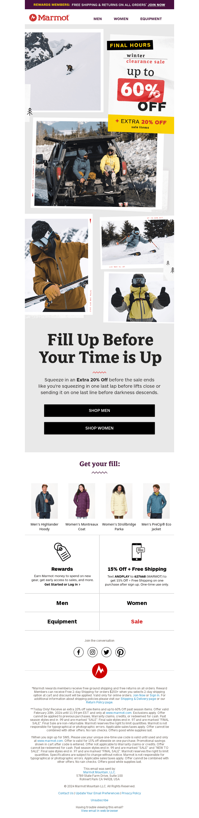 FINAL HOURS: Extra 20% Off Sale Items