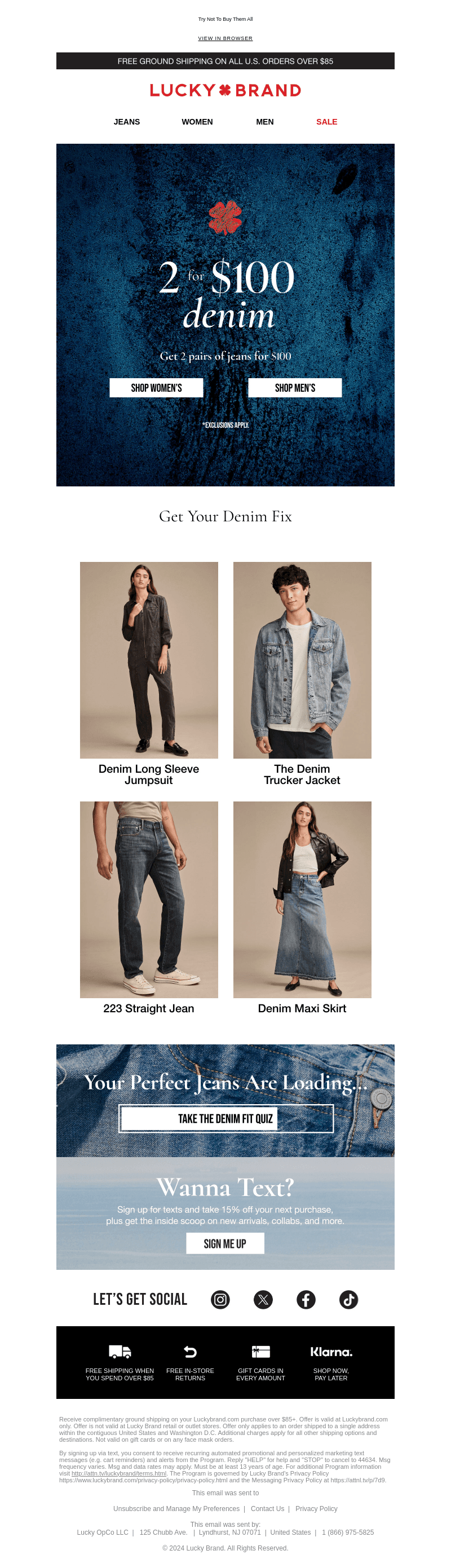 2 Jeans For $100?! YES, PLEASE!