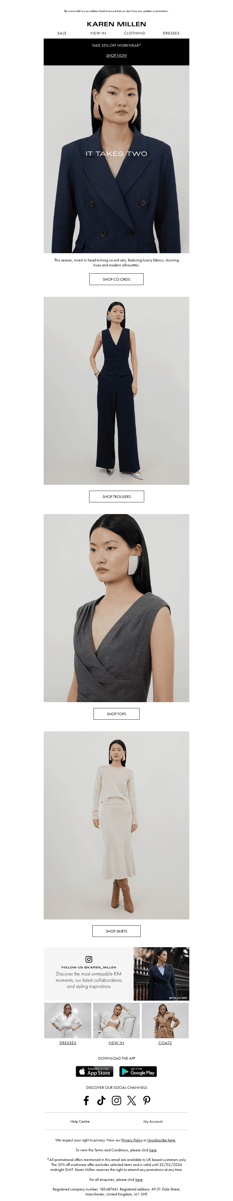 On trend: Co-ord sets