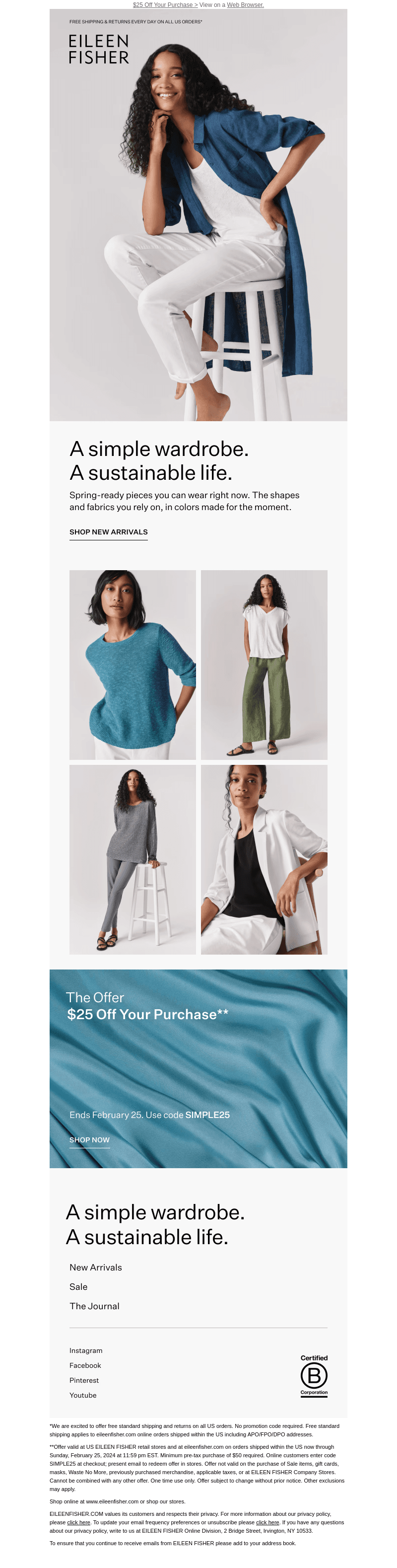 Spring Forward. New Arrivals.