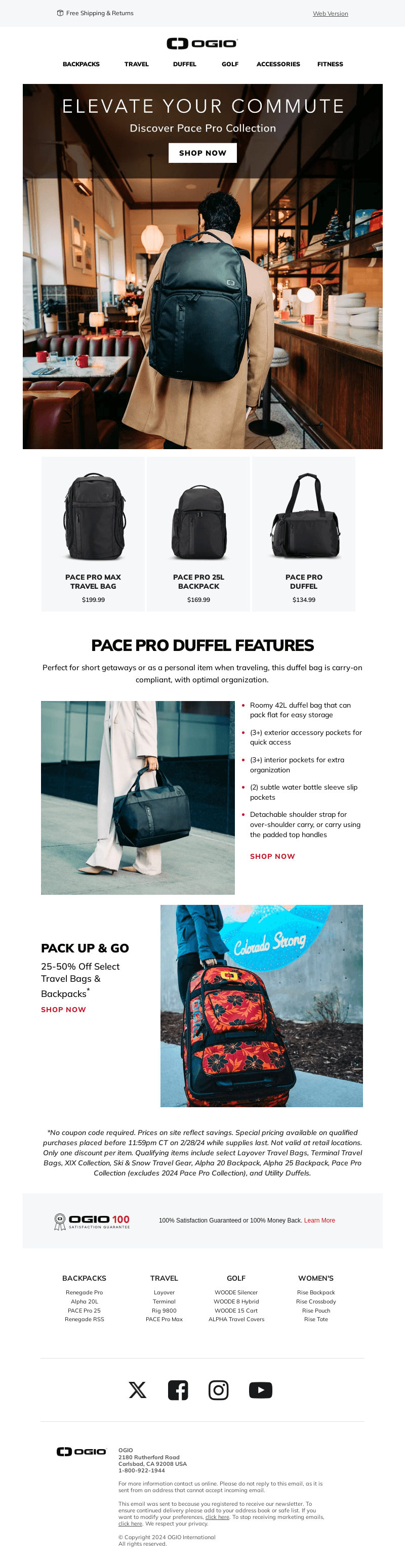 Elevate Your Commute | Shop Pace Pro Collection