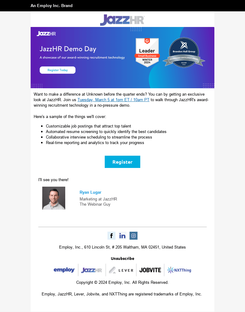 JazzHR email from Wed, Feb 21, 2024