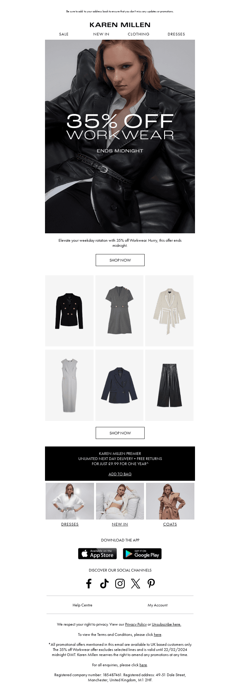Ends Midnight | 35% off Workwear