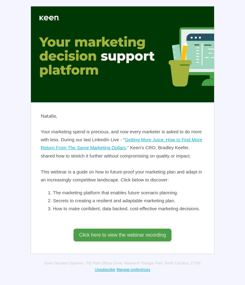 Squeeze More From Your Marketing Budget!