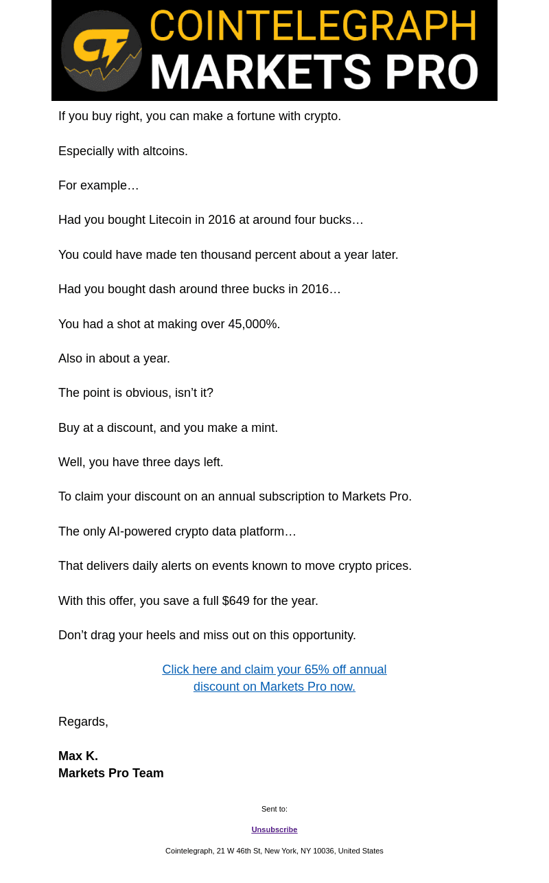 How to save a bundle on Markets Pro