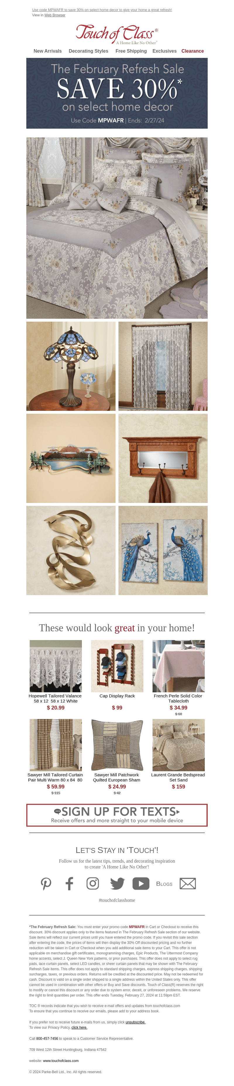 Shop 30% Off - February Refresh Sale