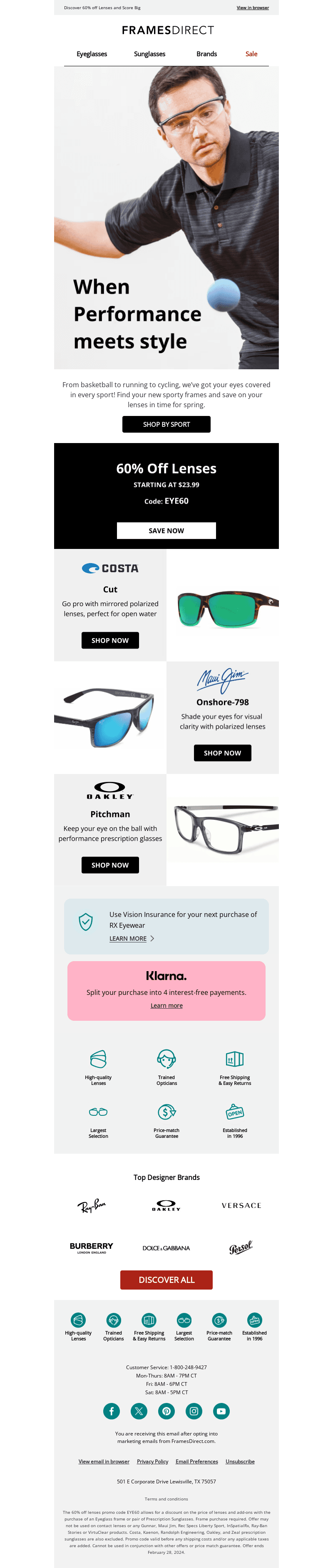 🚴Up Your Game With Sports Eyewear 🏈