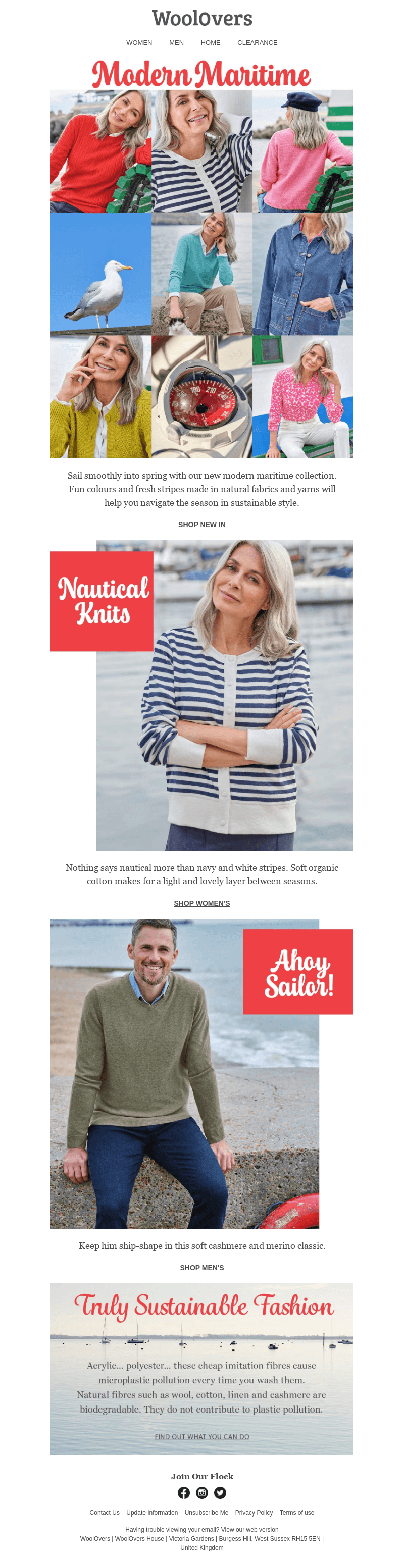 Sail Into Spring: New Modern Maritime Collection