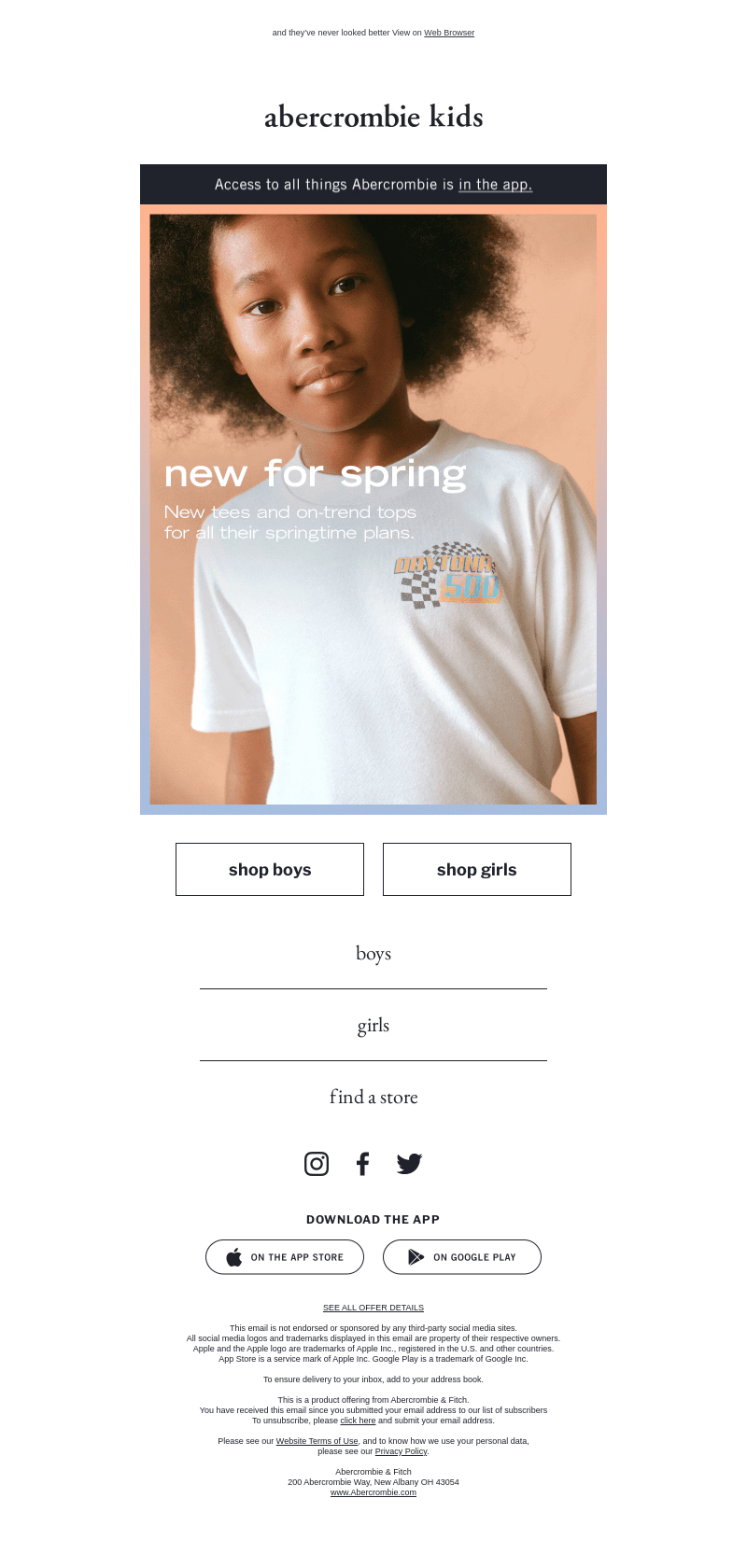 spring-ready tops have arrived