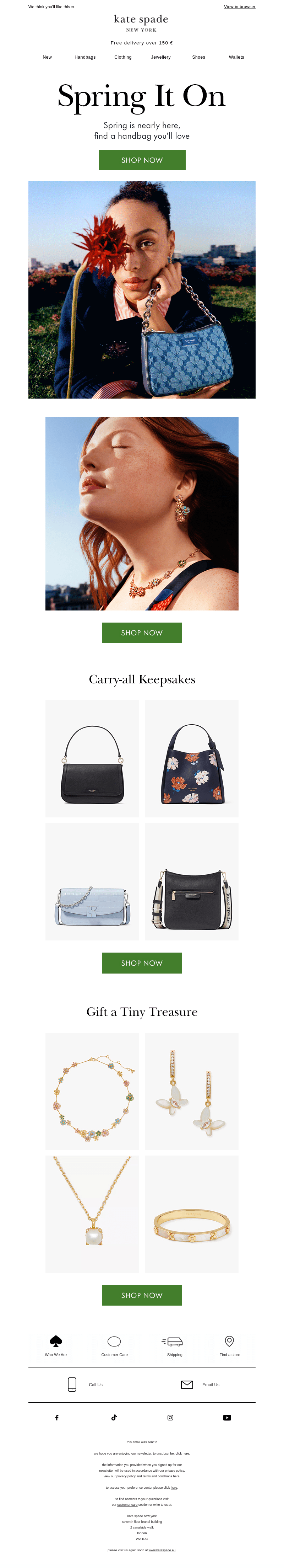Spring picks, especially for you