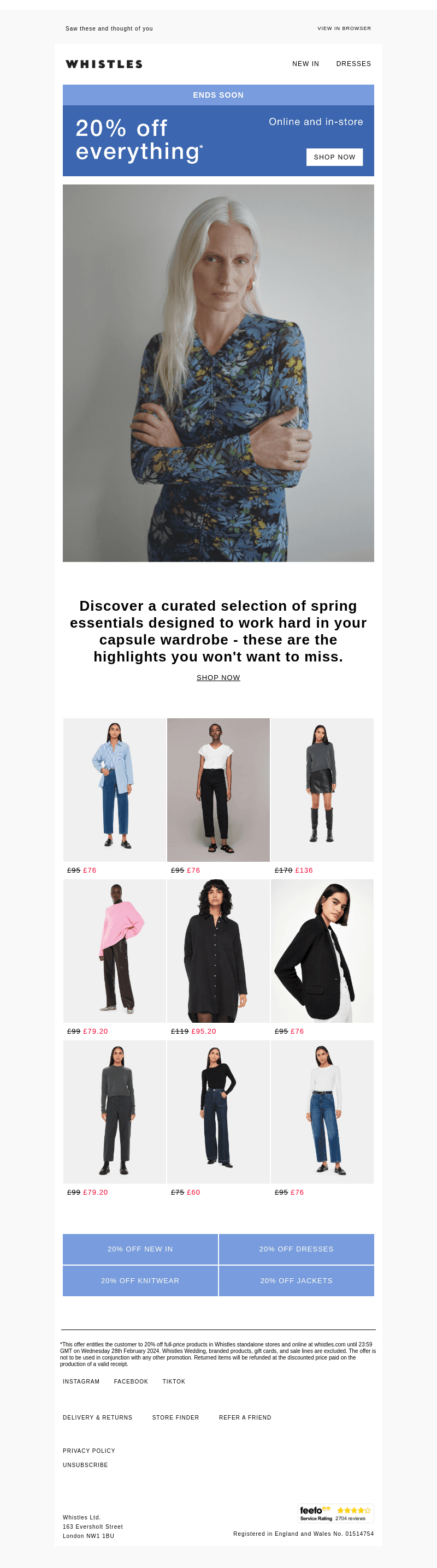 20% off* spring picks just for you