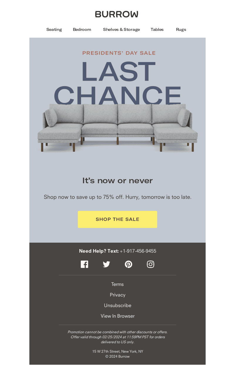 Last Chance: up to 75% off