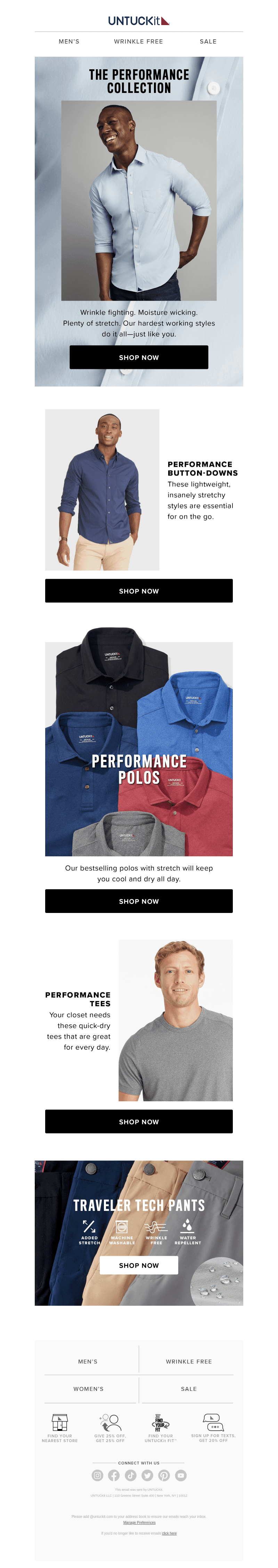 Discover Our Sharp, Sweat-Wicking Shirts