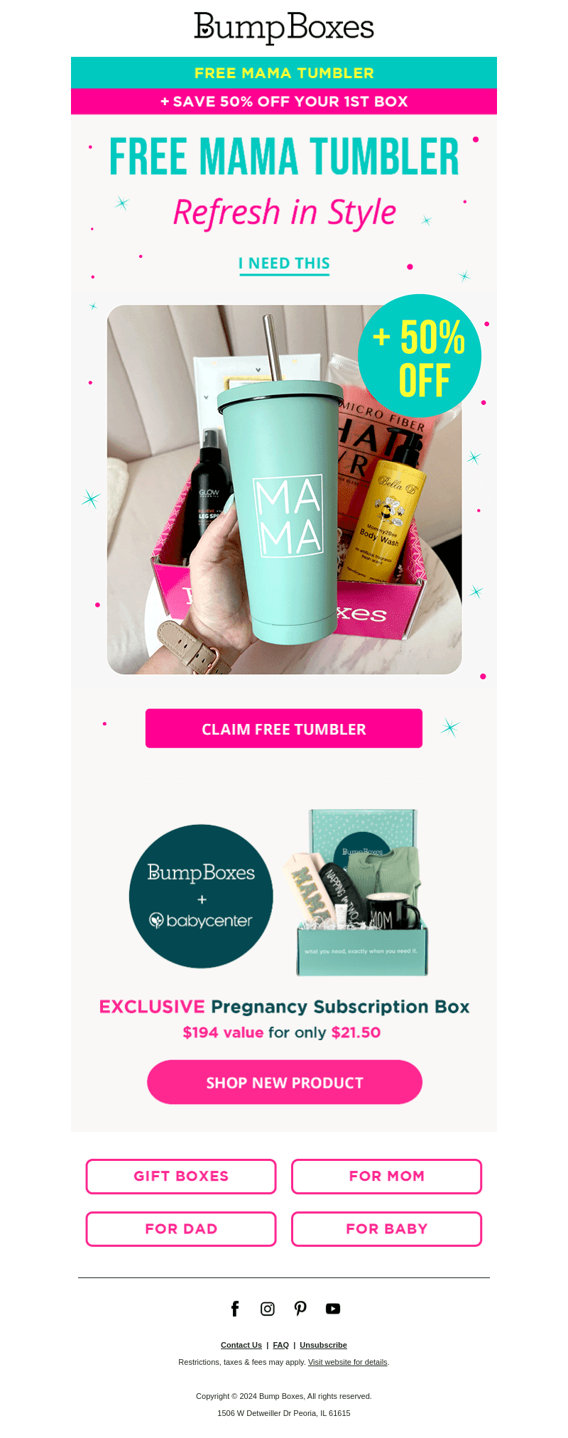 50% Off Your 1st Box + FREE Gift