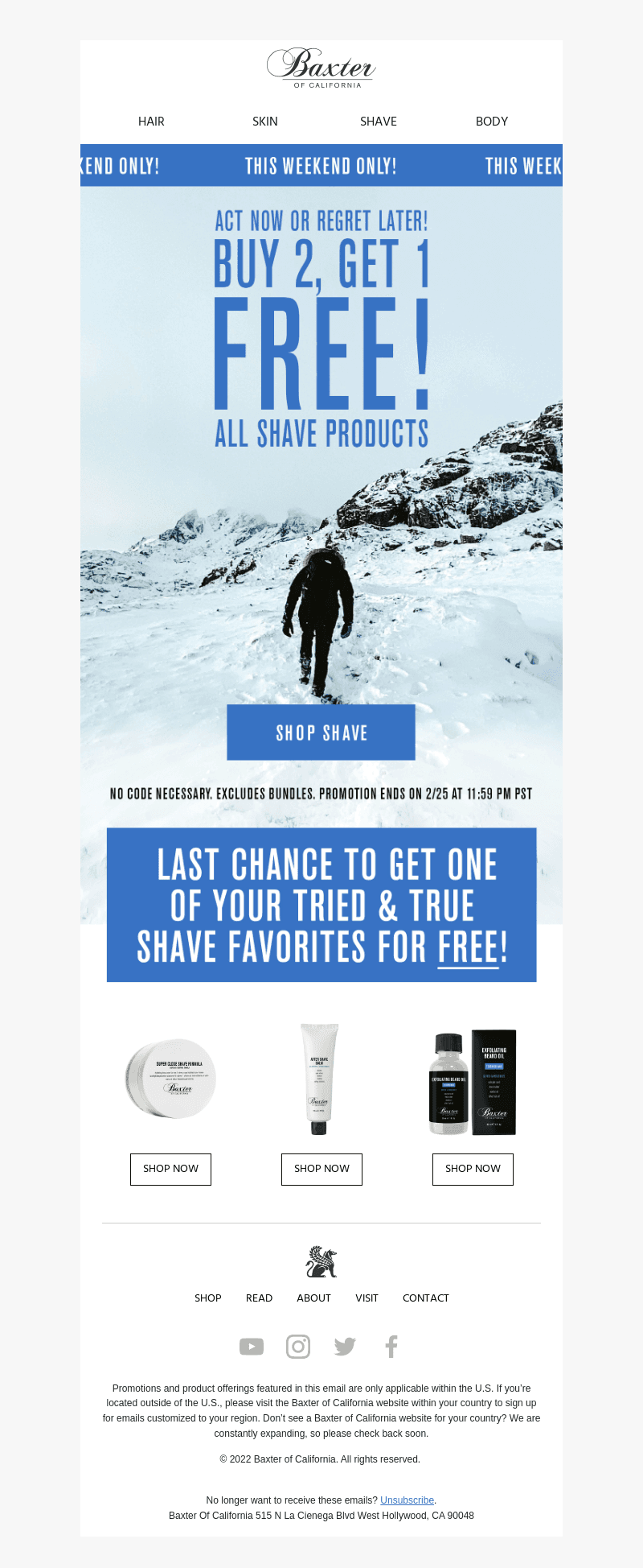 Don't miss savings on shave essentials 🪒