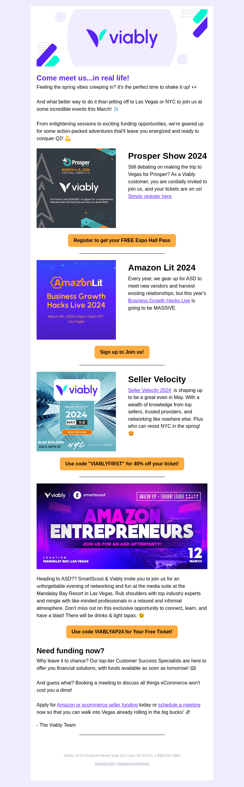 Viably email from Tue, Feb 27, 2024