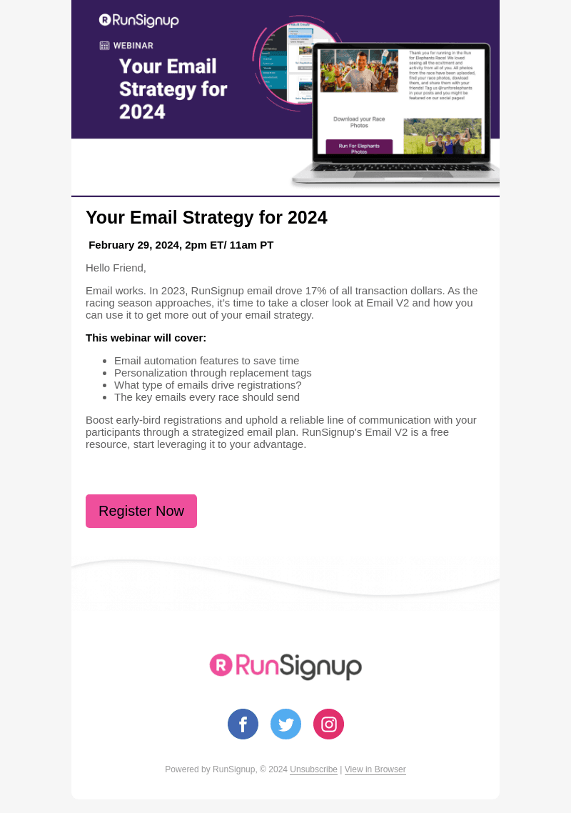 Join our Webinar: Your Email Strategy for 2024