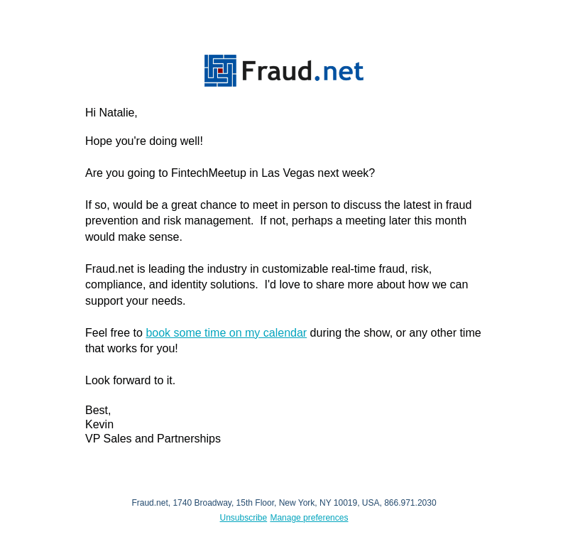Want to connect at Fintech Meetup?