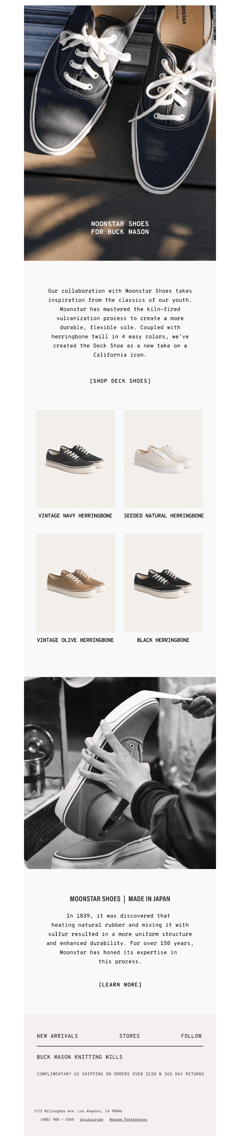 Moonstar Shoes for Buck Mason