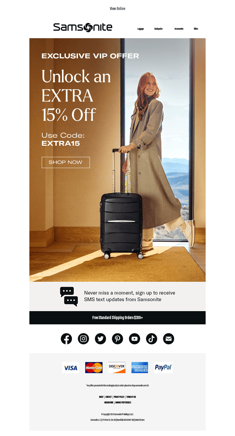 VIP Exclusive: Take an Extra 15% Off